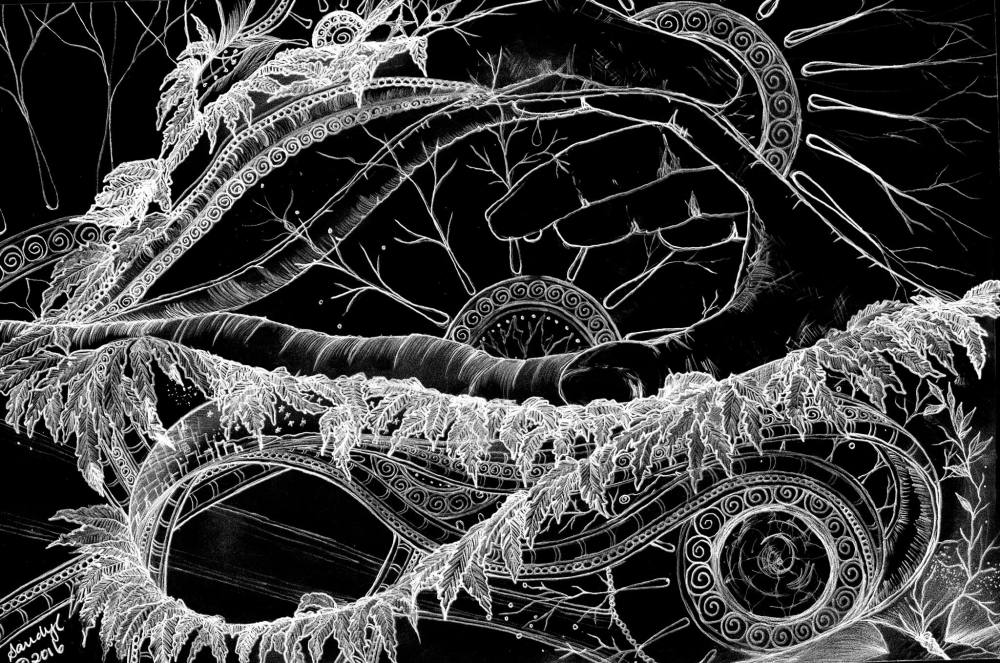 The place of story on the Journey to Beautiful. by Sandy Skinner all rights reserved 2016